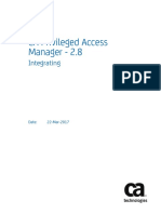 CA Privileged Access Manager - 2.8 - ENU - Integrating - 20170322 PDF