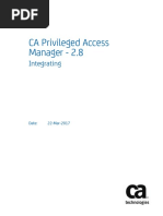 CA Privileged Access Manager - 2.8 - ENU - Integrating - 20170322 PDF