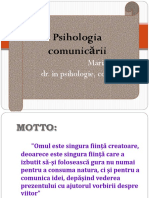 Psihologia Comunicarii