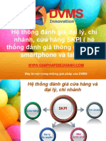 SKPI Hệ thống đánh giá đại lý, chi nhánh, cửa hàng SKPI ( hệ thống đánh giá thông minh trên smartphone và tablet)