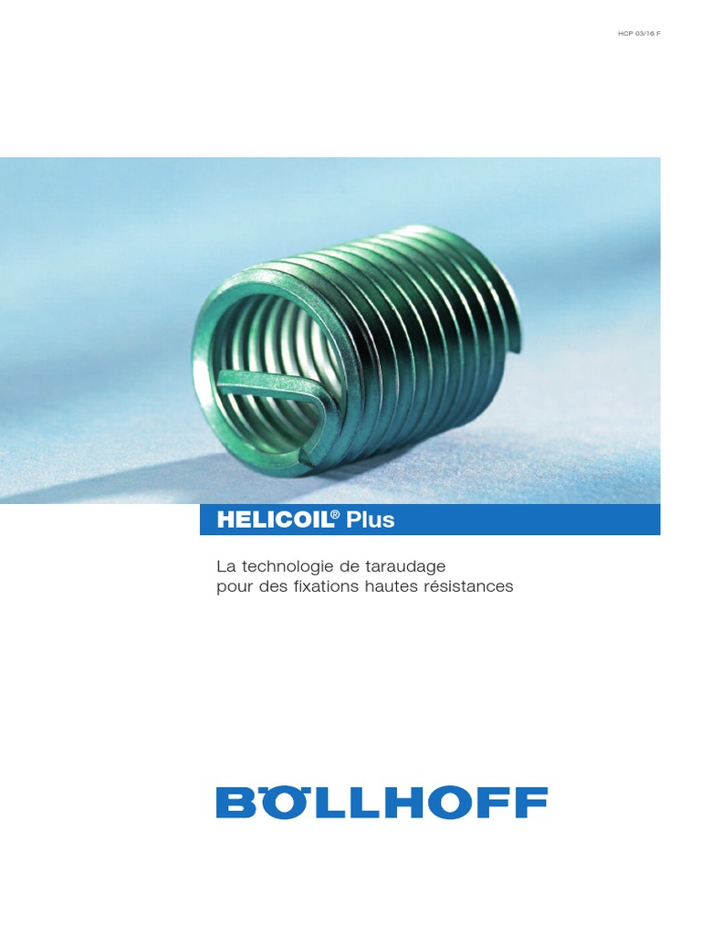 Taraud Helicoil Böllhoff M14 X1,25 - Filetage Fin - Longueur 70mm - Allemagne - Neuf Sous Emballage