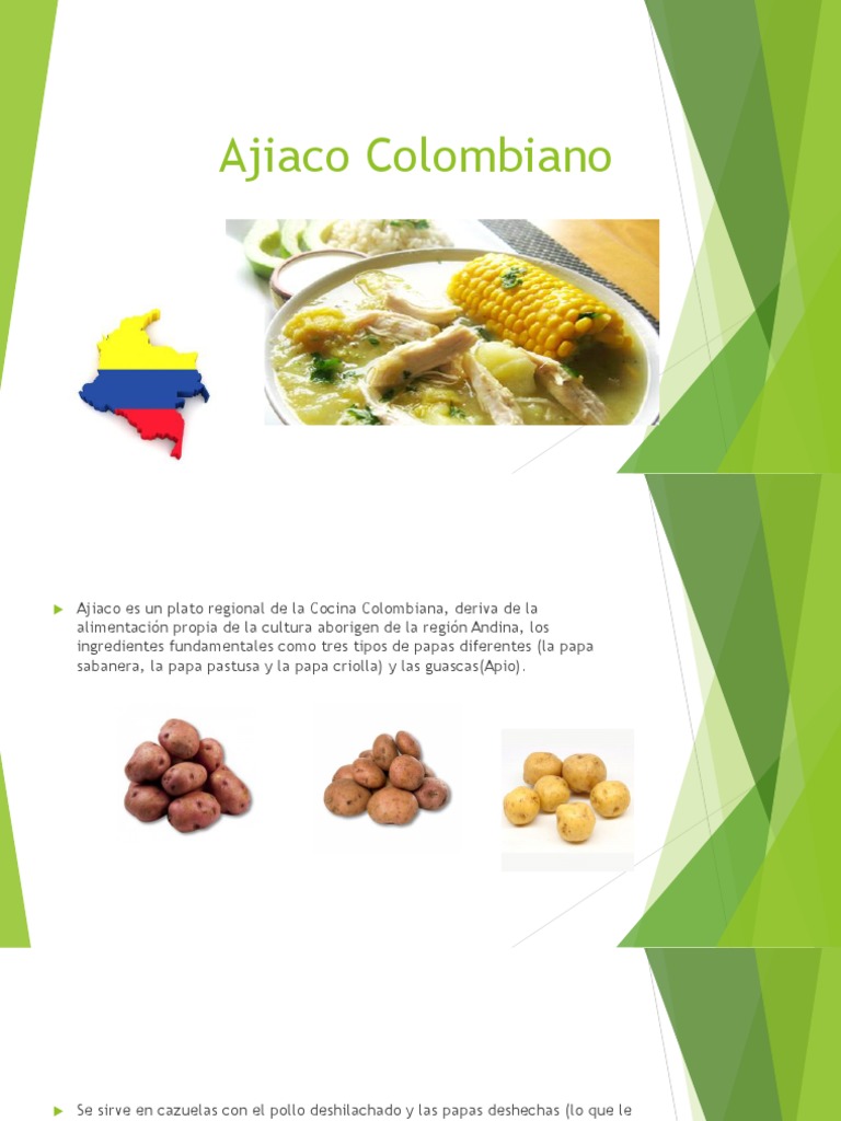 Ajiaco Colombiano | PDF | Cocina norteamericana | Cocina