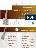 Hernia Nukleus Pulposus: Laporan Kasus