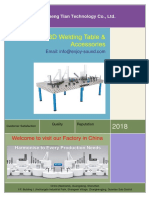 DCT 3D Welding Table Catalog