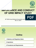 Importance and Conduct of Grid Impact Study