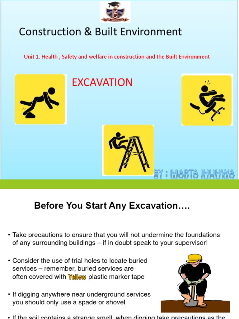 8.EXACAVATION and Confined Space Excavation (Archaeology) Safety