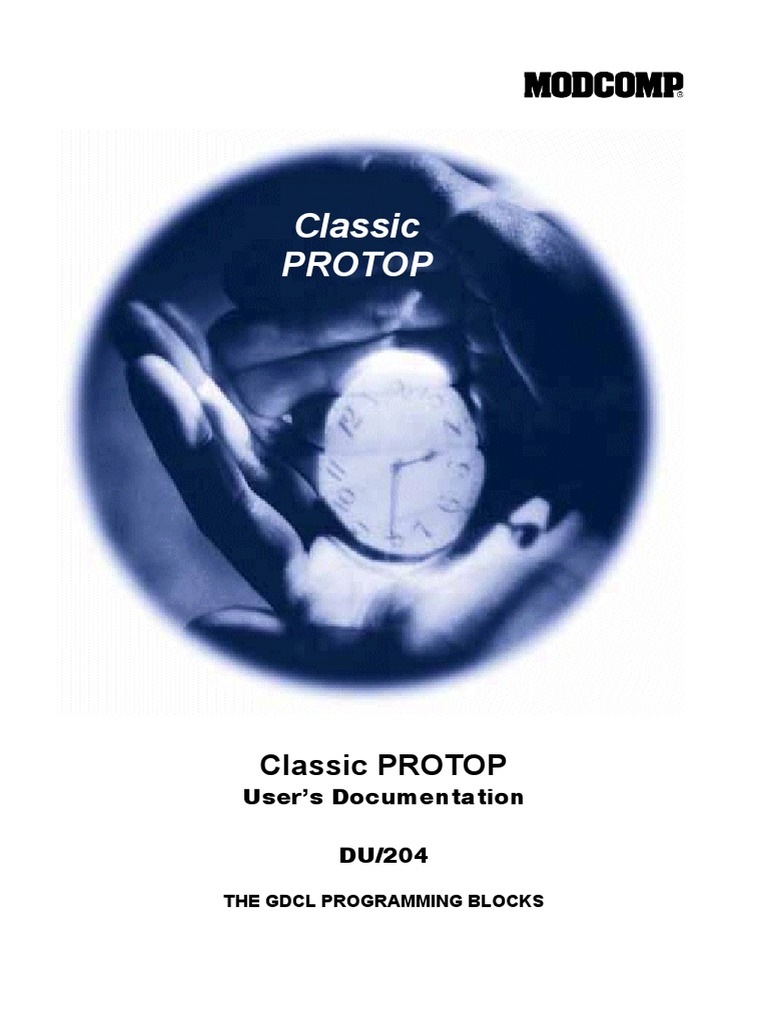 Classic PROTOP GDCL User Guide | PDF | Input/Output | Variable ...