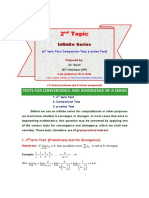 L2 - NTH Term Test, Comparison Test, P-Series Test