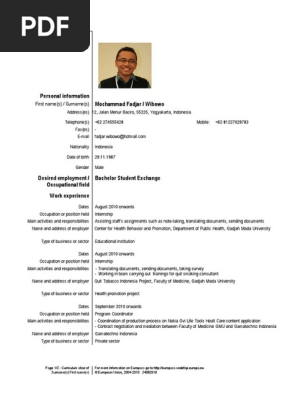 Academic Cv