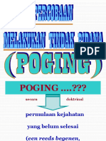 Percobaan Melakukan Pidana