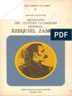 Biografía Del Ilustre Ciudadano General Ezequiel Zamora - Benigno González.