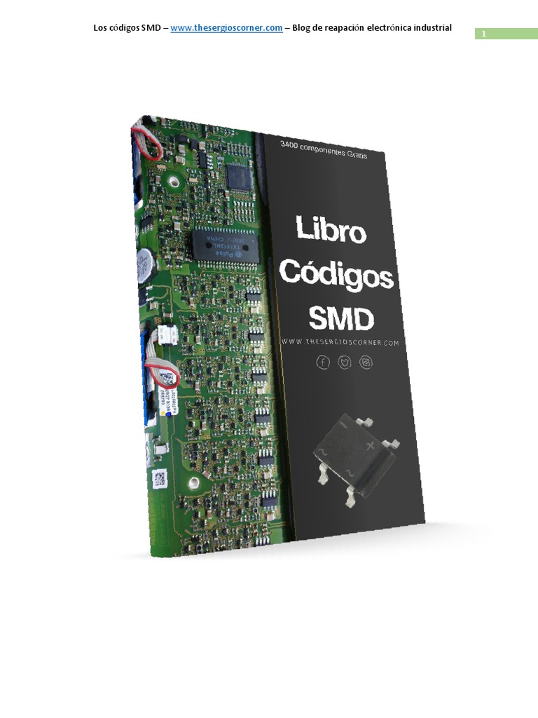 Ebook Códigos SMD Cómo identificar los códigos SMD Tabla de 3400