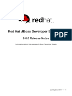 Red Hat Jboss Developer Studio 8.0: 8.0.0 Release Notes