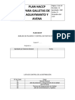 Haccp Galletas Aguaymanto y Avena TRABAJO FINAL