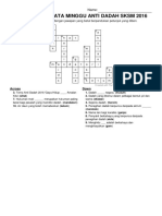 JWPN Teka Silang Kata Minggu Anti Dadah SKSM 2016