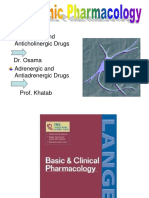 Cholinergic and Anticholinergic Drugs