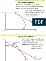 Tariff General Equilibrium