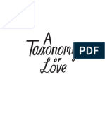 A TAXONOMY OF LOVE - Excerpt