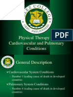 PT in Cardiovascular and Pulmonary Conditions