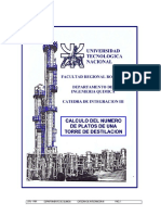 Calculo Del Numero De Platos De Una Torre De Destilacion.pdf