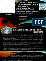 Evolucion Produccion Industrial