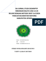 Analisa Jurnal Studi Deskriptif Perkembangan Balita Usia 12