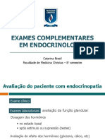 Exames Complementares em Endocrinologia