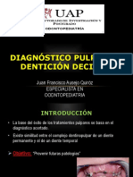 Diagnostico Pulpar en Denticion Decidua