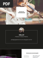 Piaget e Vygotsky - Teorias Da Aprendizagem - Pedagogia para Concursos