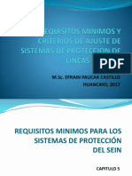 Requisitos Mínimos y Criterios de Ajuste de Sistemas de Protección de Lineas