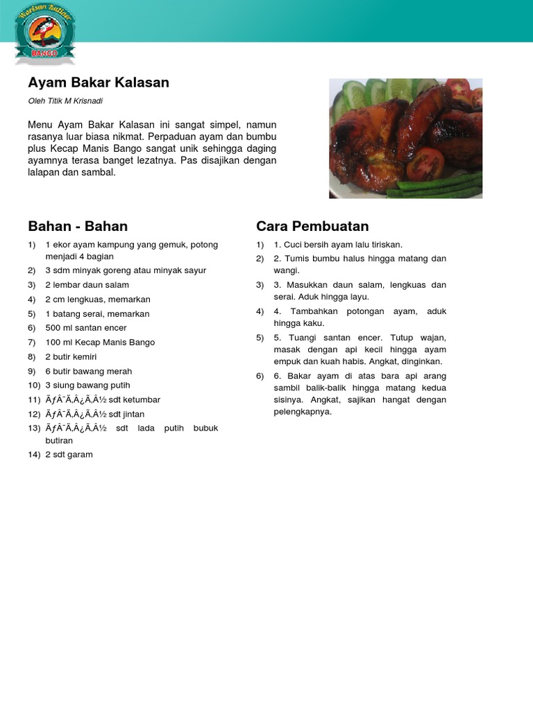 Resep Ayam Goreng Kalasan Semarang   Resep Ayam Goreng Kalasan Semarang