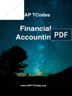 SAP-TCodes Module FI-EN PDF