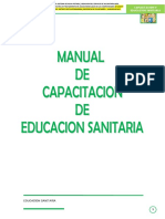 Manual de Capacitacion Educacion Sanitaria
