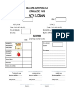 Acta Electoral