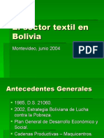 Sector Textil en Bolivia