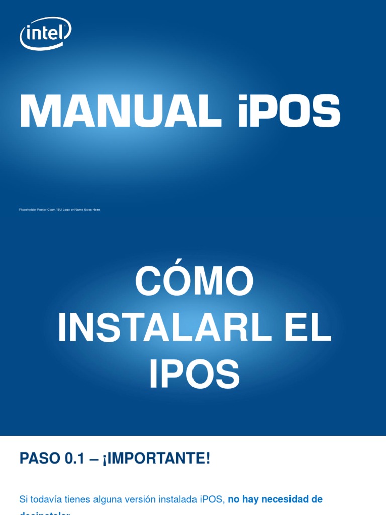 Guía de Instalación del iPOS | PDF | Point and Click | Informática