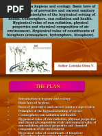 01. Introduction in Hygiene and Ecology