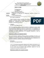 Propuesta de Modificación de Reglamento Académico General de La UNAMAD