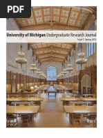 Download University of Michigan Undergraduate Research Journal Issue 7  Winter 2010 by Sumit Gupta SN36771157 doc pdf