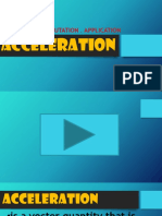 Definition - Computation - Application: Acceleration