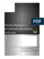 Movimiento Rectilineo Uniforme