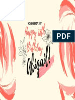 Abigail!: Happy 18th Birthday
