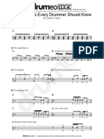 10 Drum Fills Every Drummer Should Know by Stephen Taylor - Drum Lesson (Drumeo) PDF