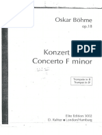 Oskar Böhme Concerto F Minor