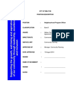 City of Melton Position Description: Band 5