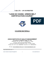 SIX Sigma Green Belt PDF