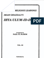 Ihya Uloomudin Vol 3 - Al Ghazali