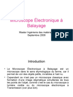 Microscope Électronique À Balayage