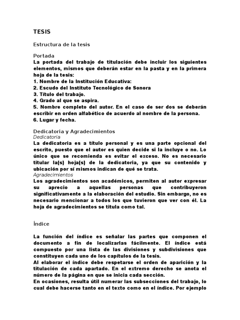 Descripcion Formato de Tesis Soporte Bibliografía