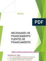 Fuentes de Financiamiento